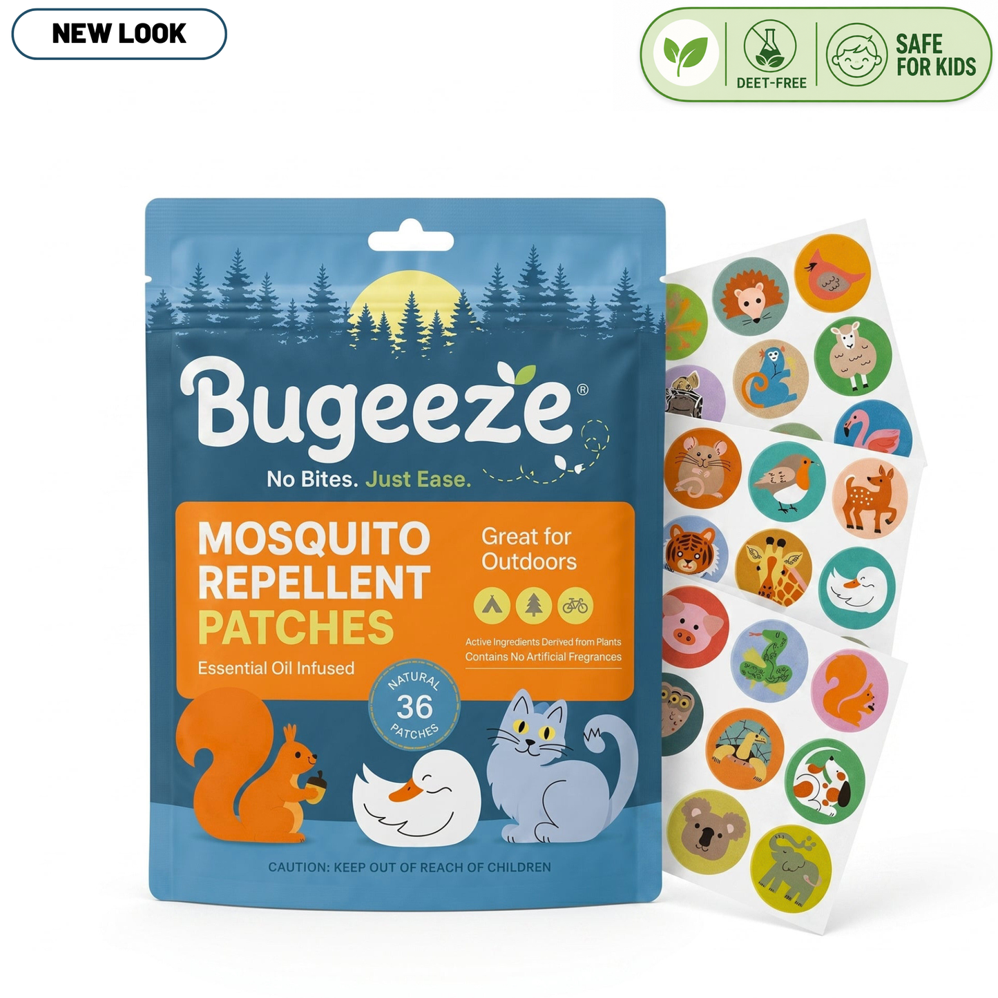 Natural Mosquito Repellent Patches for Kids